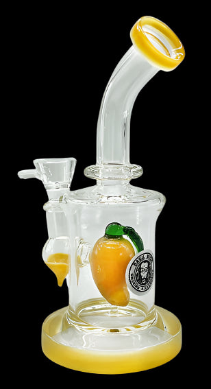 Glass Mango Percolator Bong with vibrant tropical-inspired design and premium craftsmanship.