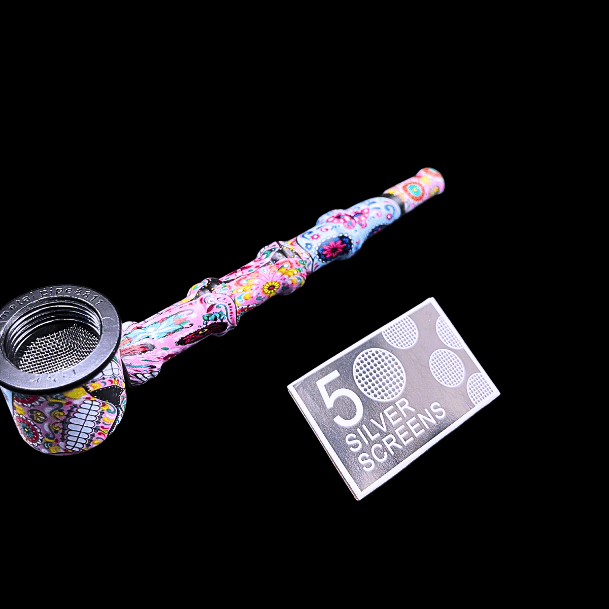 Matching Graffiti Burst storage accessory with packet of silver screens