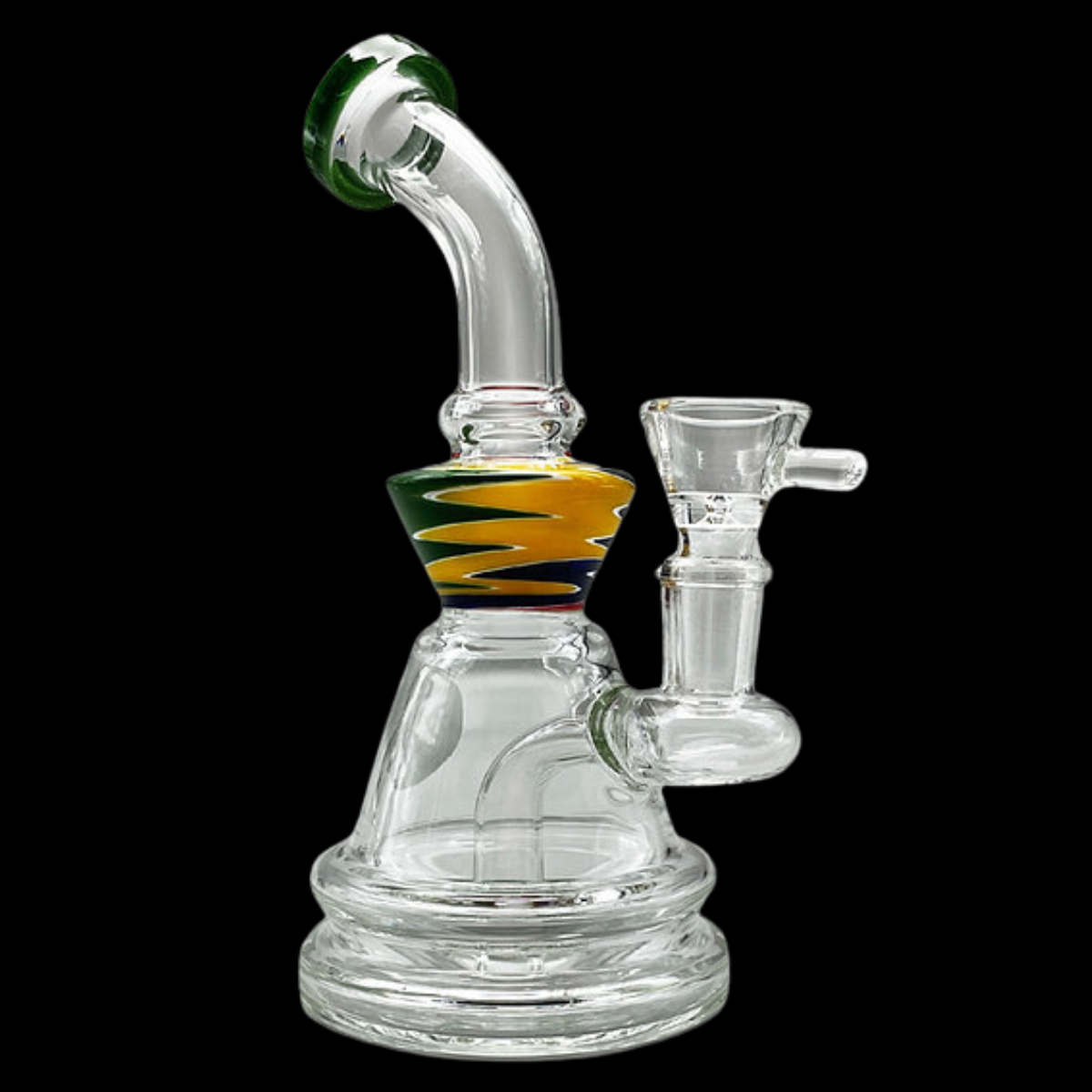 Glass Percolator Bong 800 showcasing its compact design and built-in percolator.