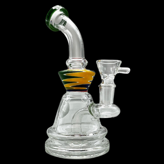 Glass Percolator Bong 800 showcasing its compact design and built-in percolator.