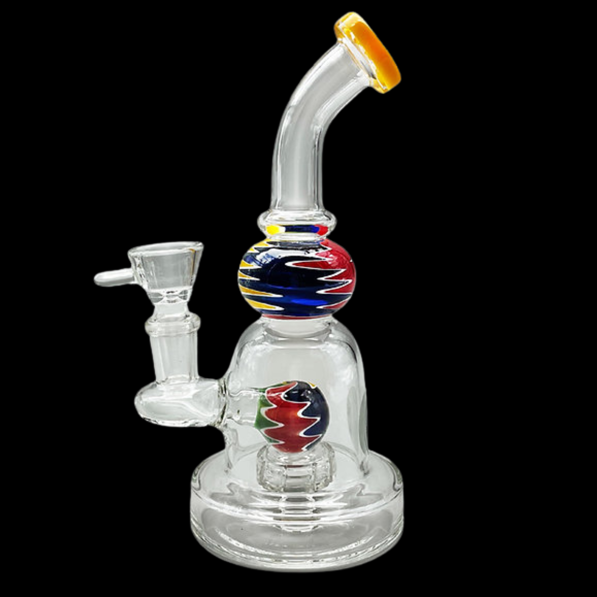 Close-up of the percolator inside the Bong 802 for advanced filtration.