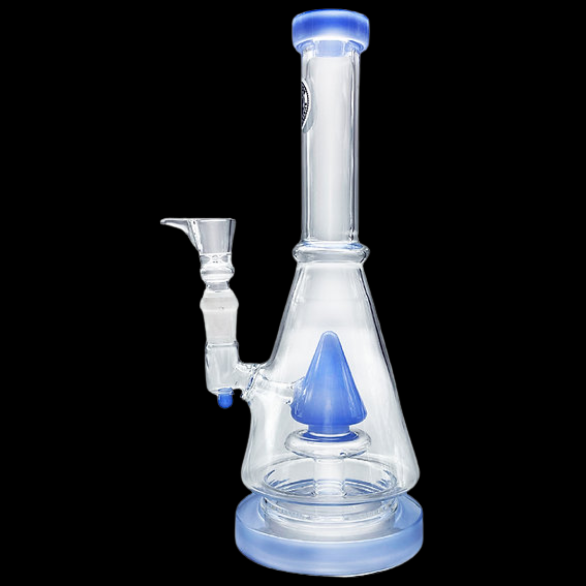 Close-up of the built-in percolator for enhanced smoke filtration.