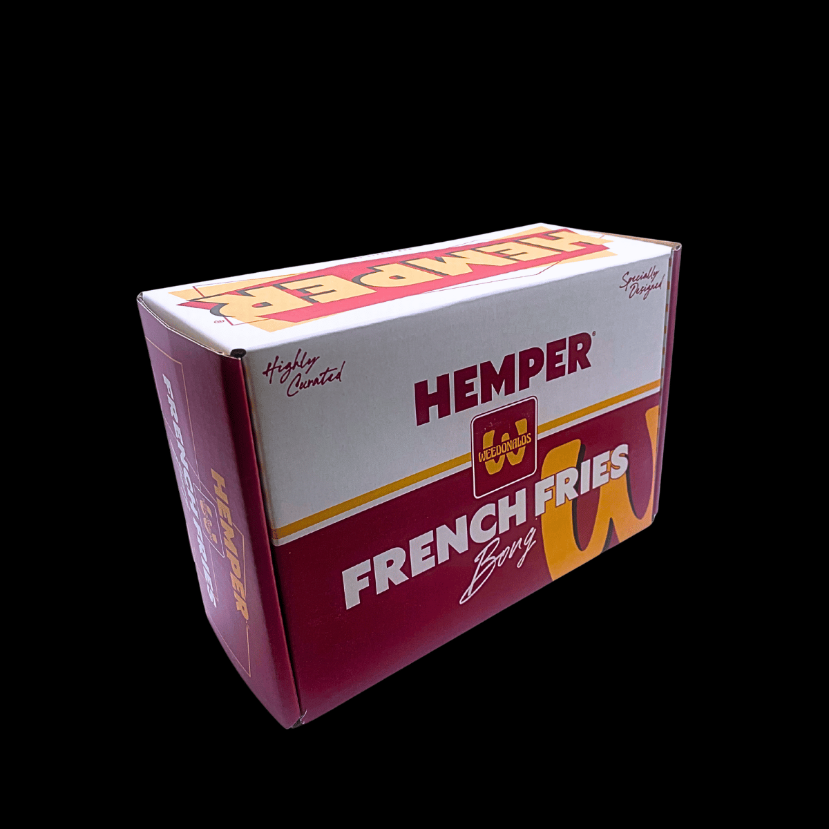 HEMPER Weedonald’s French Fries Glass Bong – 15cm