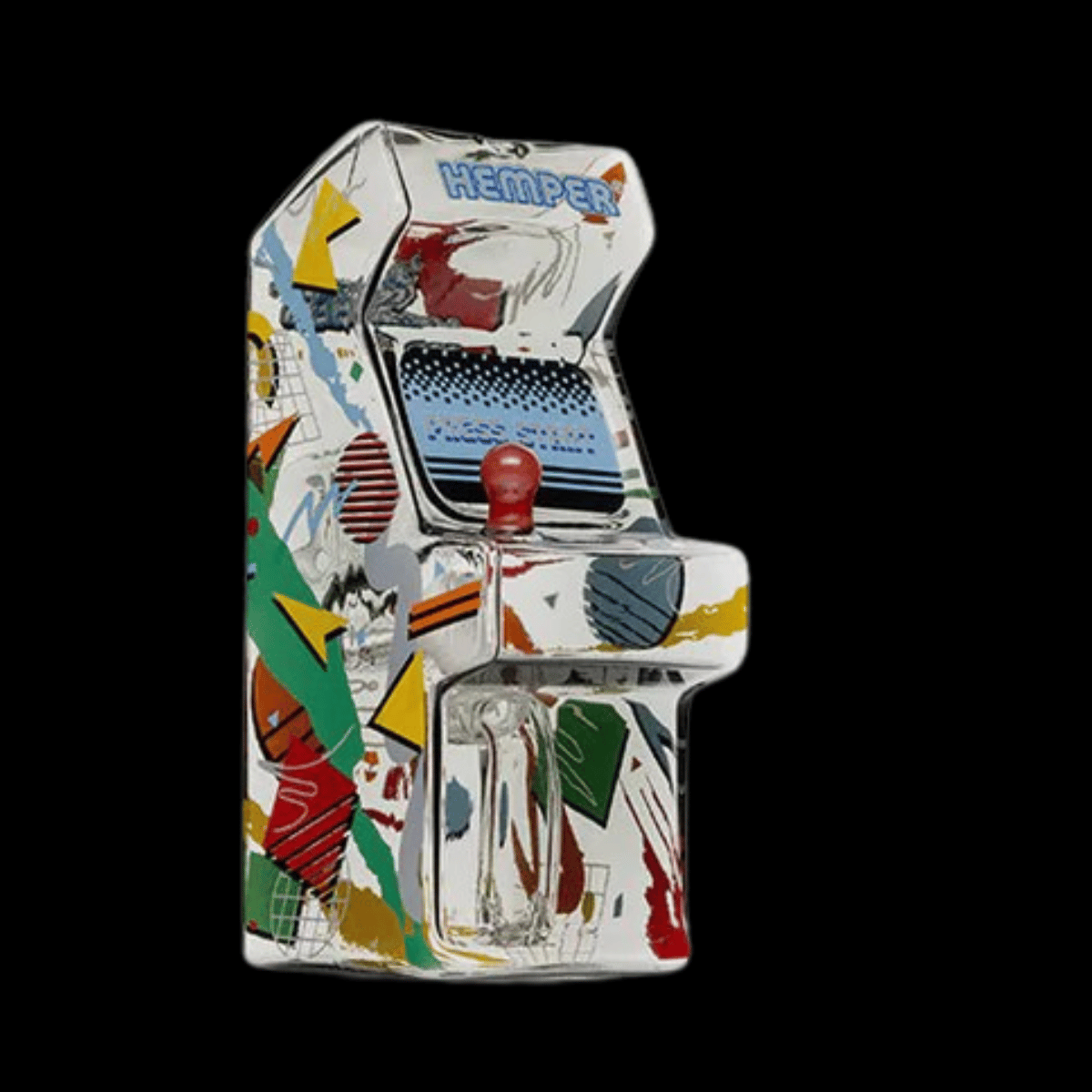 Hemper Totally Rad Arcade Glass Bong (5.4in)