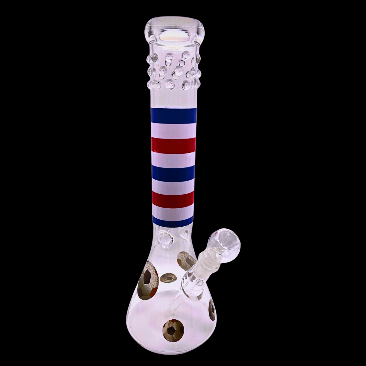 The Matchday Stripes Football Glass Bong – 36cm