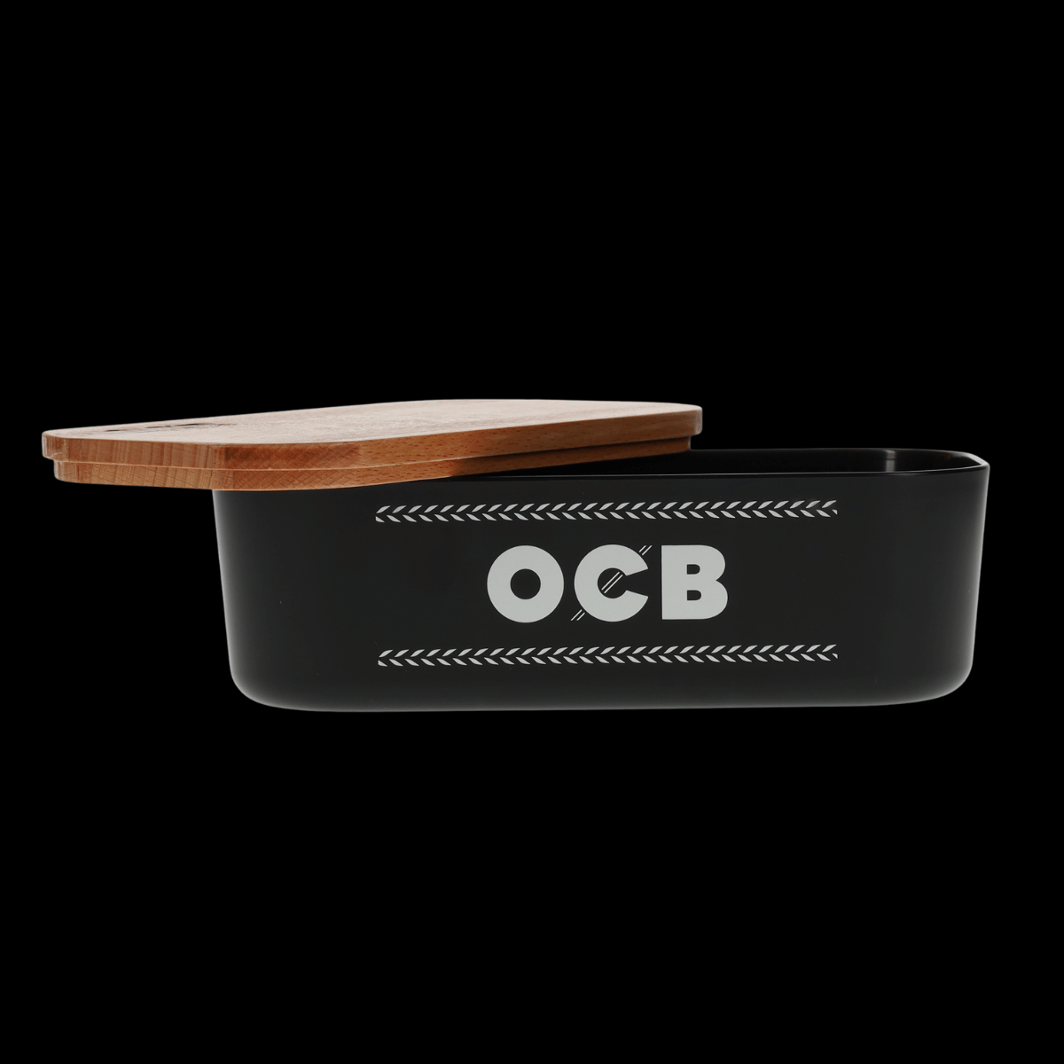 OCB Bamboo Rolling Tray Storage Box
