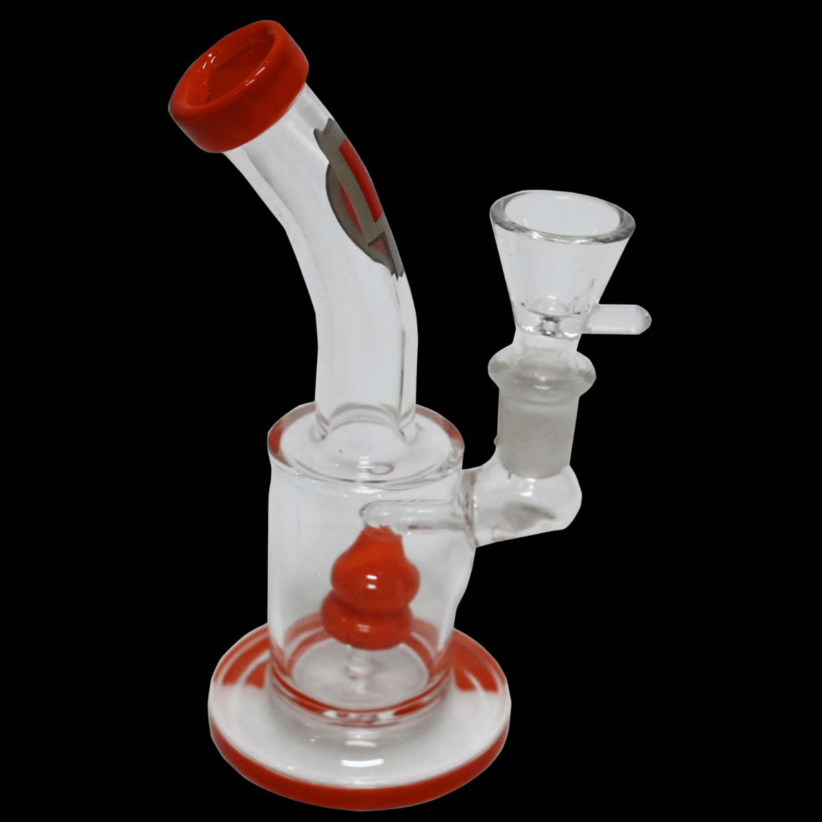 The Ember Cylinder Perc Glass Bong (15cm)