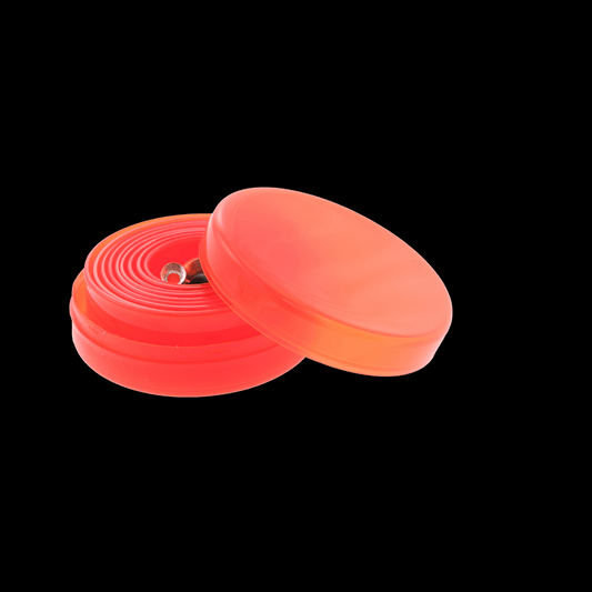 Pocket collapsible acrylic bong, 23 cm, 4-part push-fit design, orange