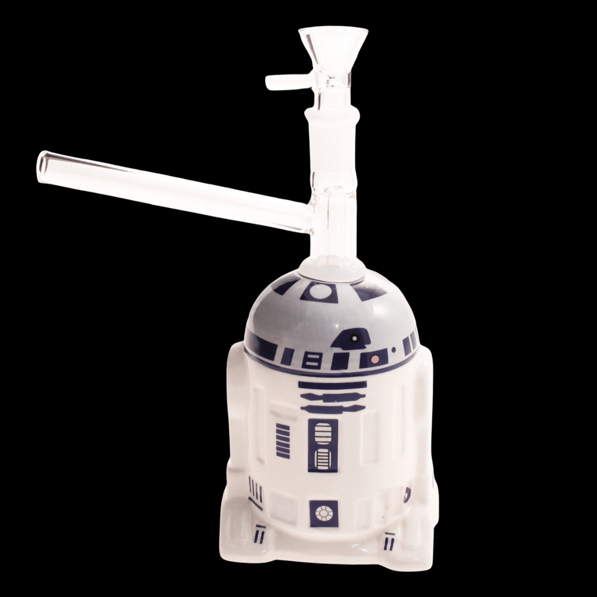 Ceramic Droid Bong – R2-Inspired Novelty Waterpipe