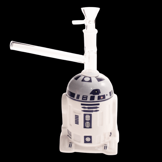 Ceramic Droid Bong – R2-Inspired Novelty Waterpipe