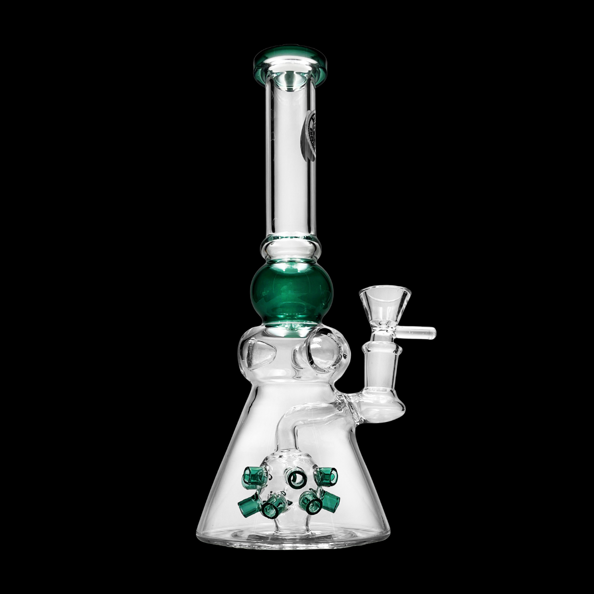 MoleculeCore 25cm Glass Beaker Bong – 14mm Percolator