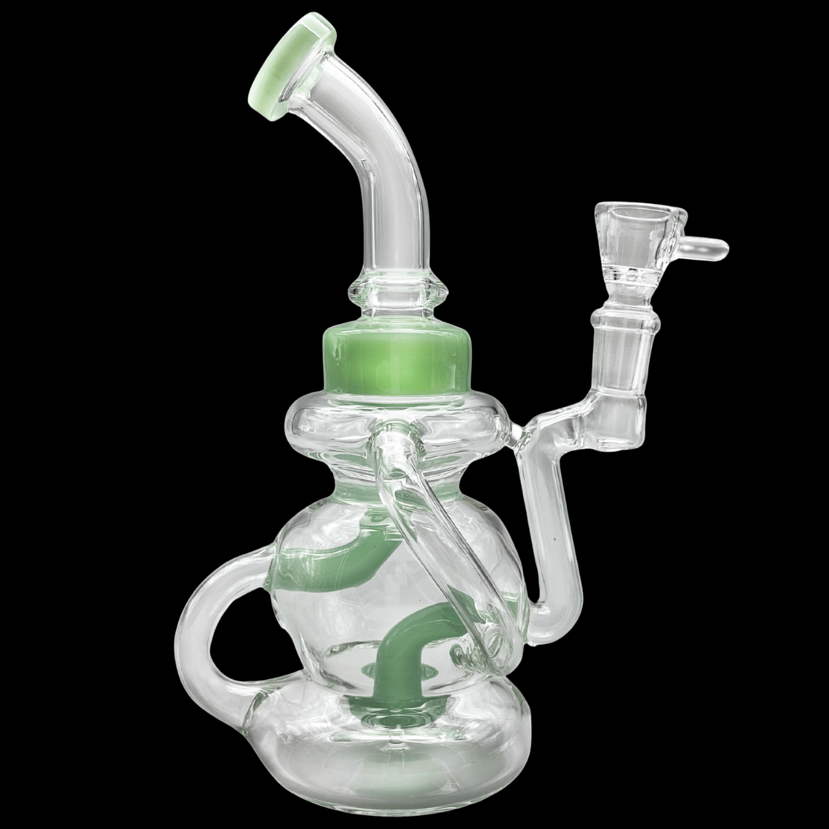 LoopFlow Glass Recycler Percolator Bong — 20cm