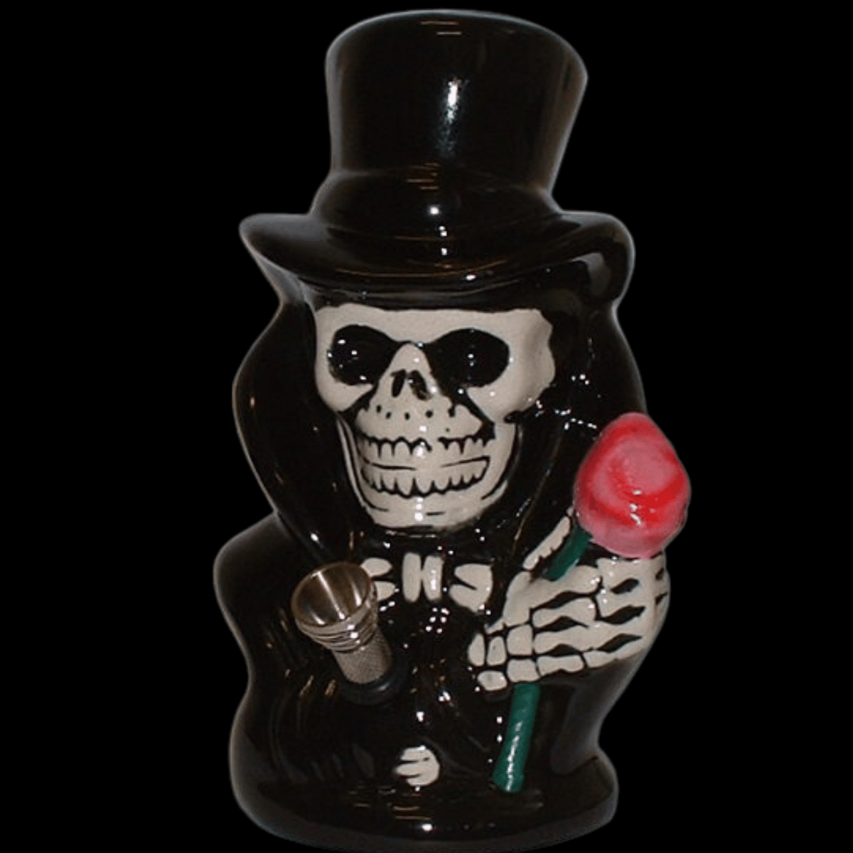 Ceramic Death Rose Bong