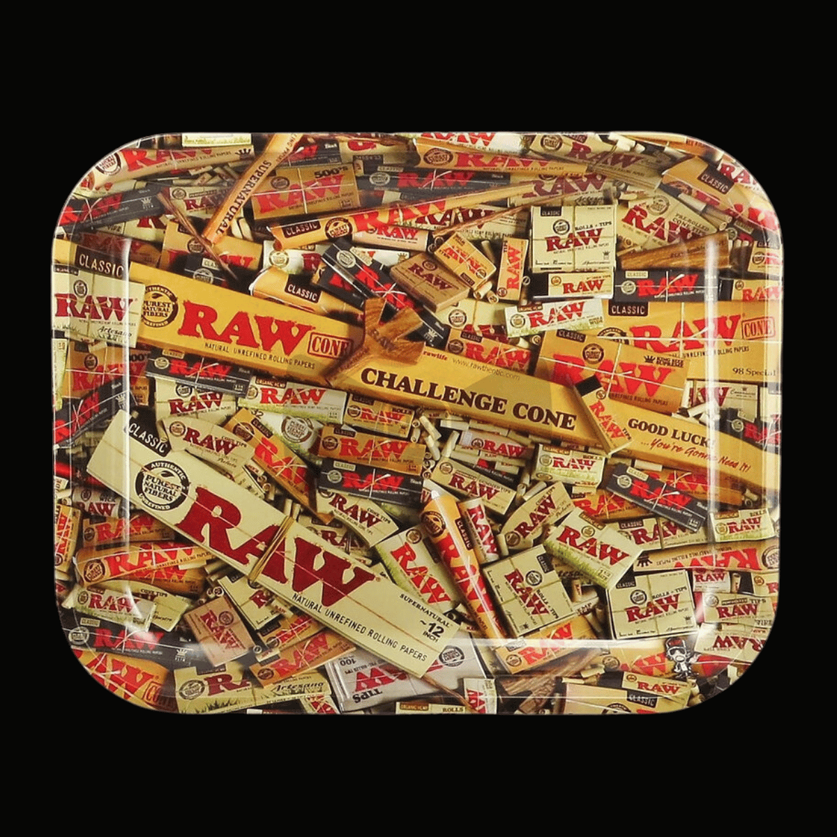 RAW Metal Rolling Tray - Variety Mix Design