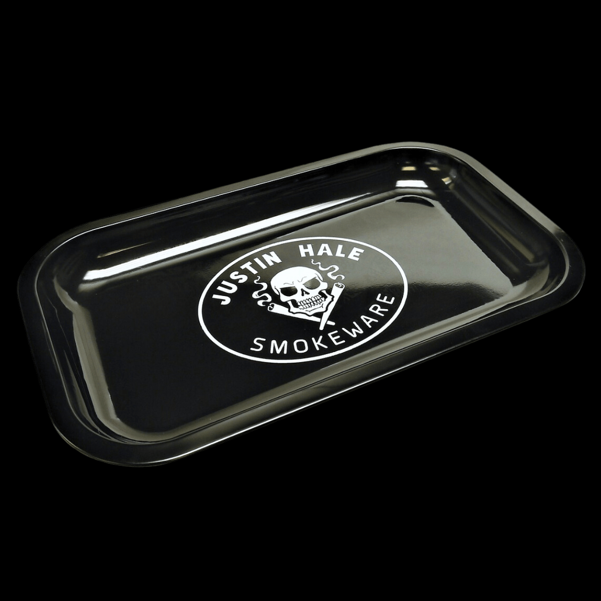 Justin Hale Black Metal Rolling Tray