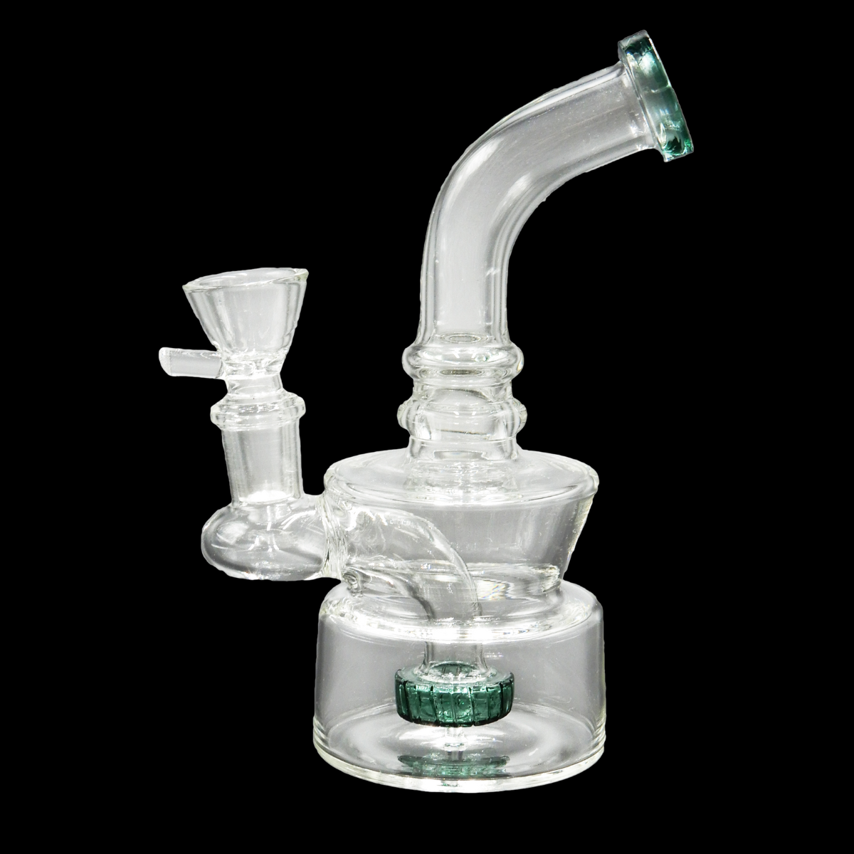 CrystalCore Mini 15cm Percolator Glass Bong – 14mm