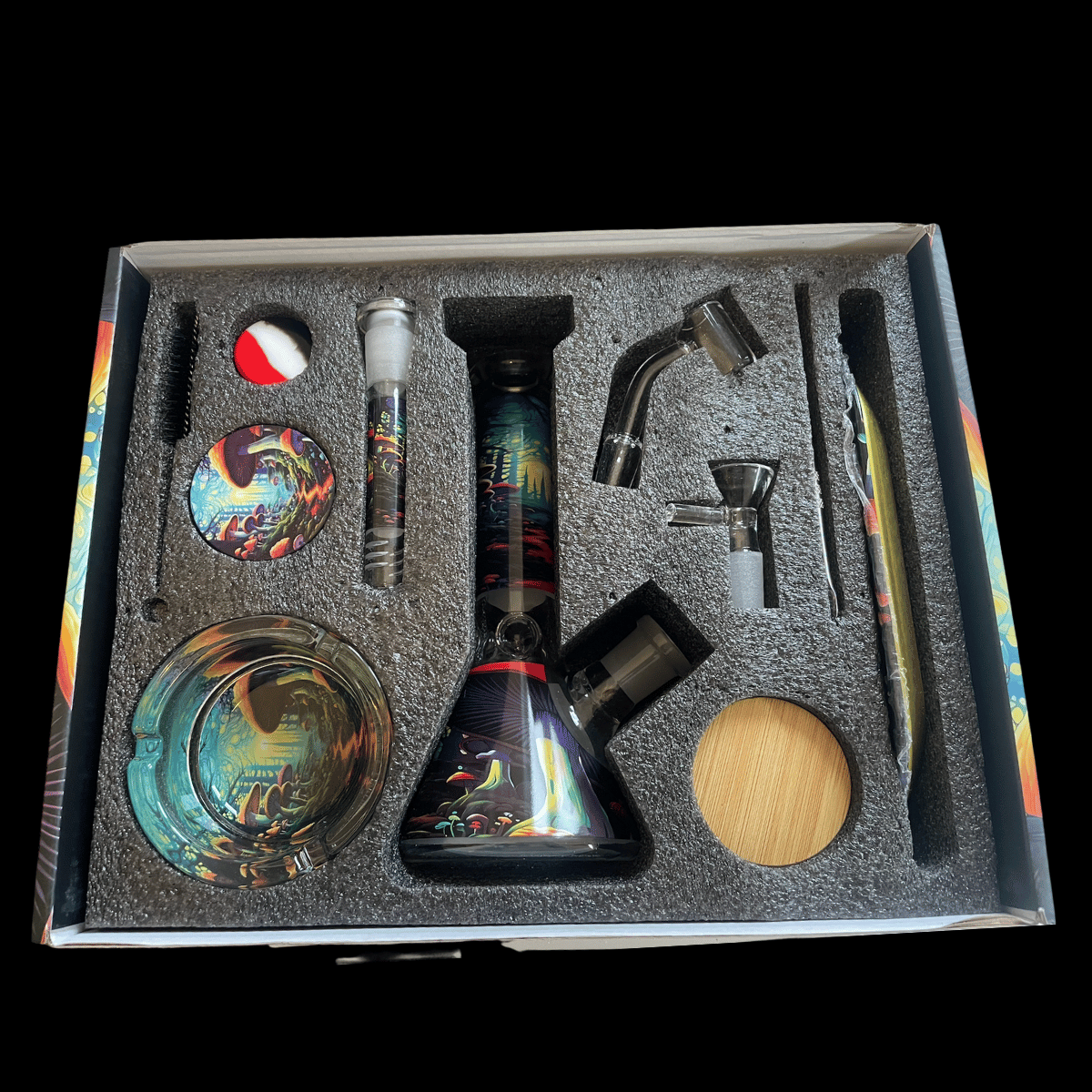 Shroom Bong & Dab Complete Setup Kit — Boxed Gift Set