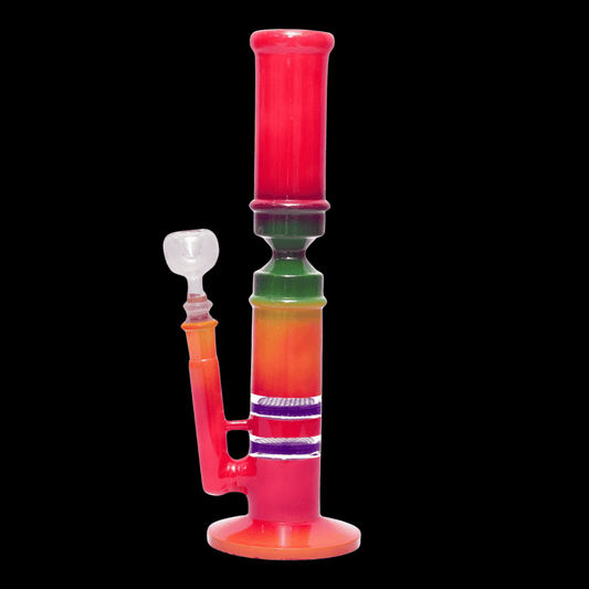 The Spectrum Stack Glass Bong — Dual Honeycomb Filtration (35cm)
