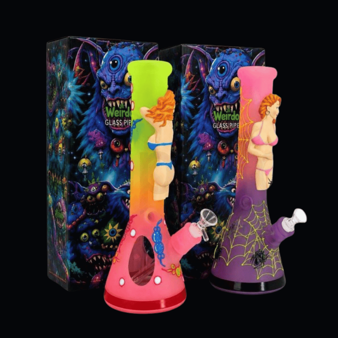 Ocean Muse 3D Glass Bong 34cm