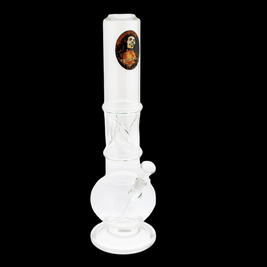 The Ice Twist Tower Glass Bong — Smooth Flow Edition (43cm)