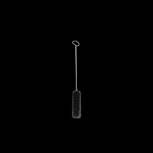 Medium bong cleaning brush – 26cm shaft, 9cm nylon brush head
