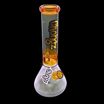 Chongz Beef Galore 30cm amber 5mm glass ice bong with rounded base
