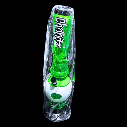 Green Chongz Happy Daze acrylic bong with aluminium downpipe