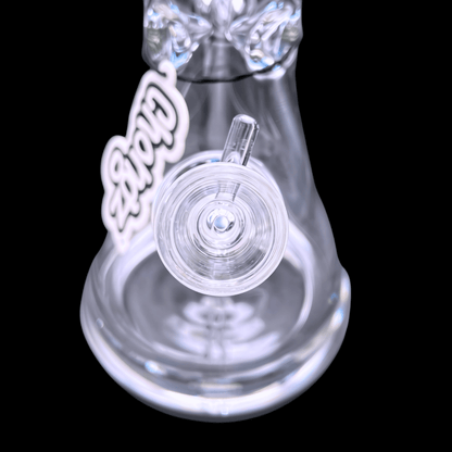 Front close-up of Chongz Heavyman bong base, bowl and joint