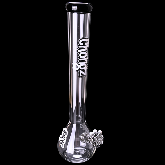 Chongz Menace 45cm 7mm heavy glass beaker bong – full front view