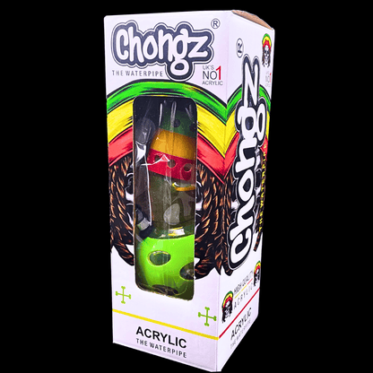 Chongz Neon Orbit multicoloured acrylic bong in branded retail box
