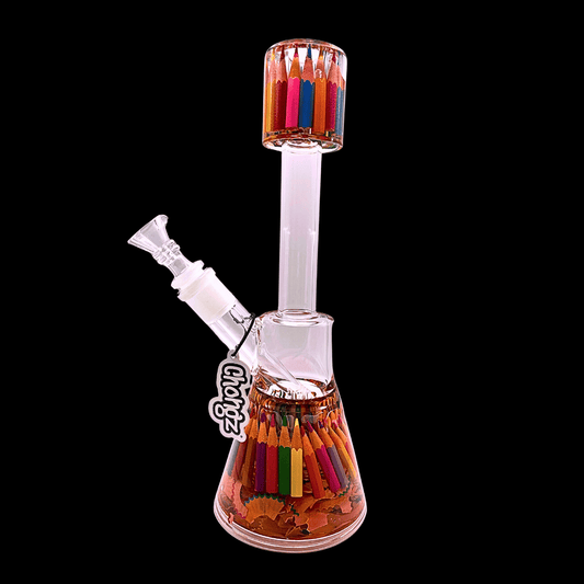 Chongz Pencil Case Glass Beaker Bong – 35cm