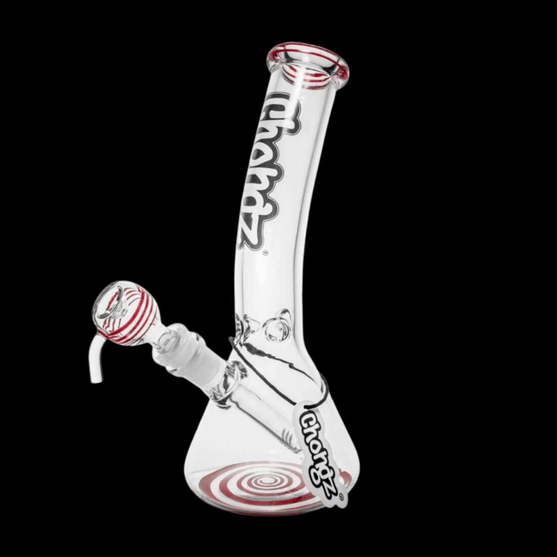 Chongz Red Spiral Ice Bong 25cm