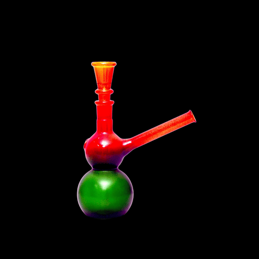 The Kingston Colourburst Glass Bong (18cm)