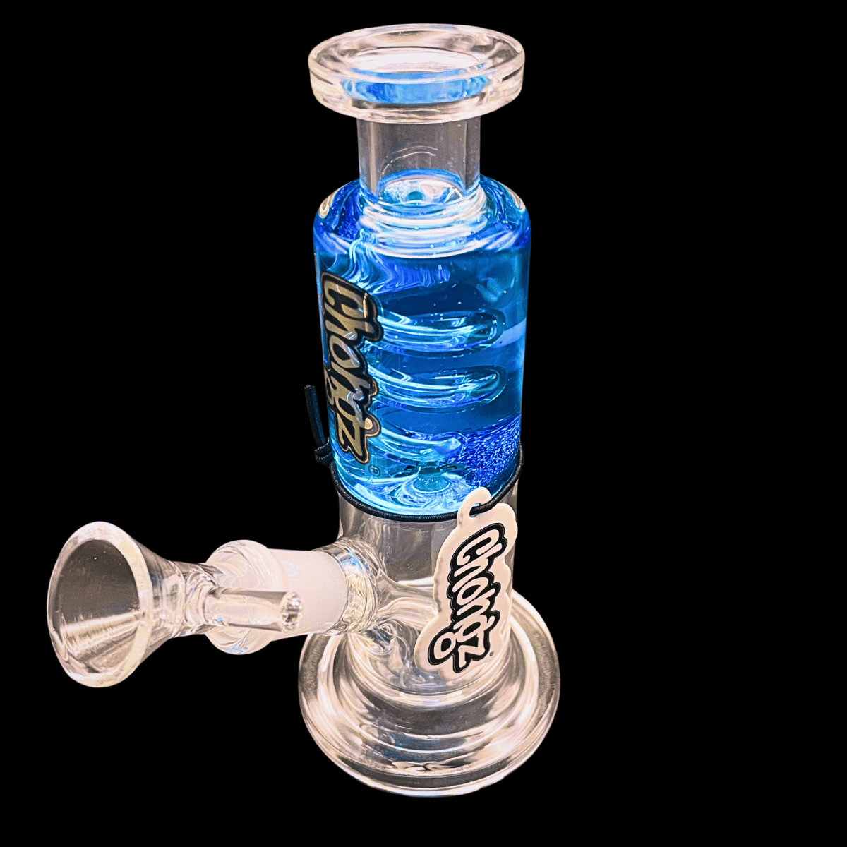 Chongz Floyd 15cm liquid-cooled glass bong in blue