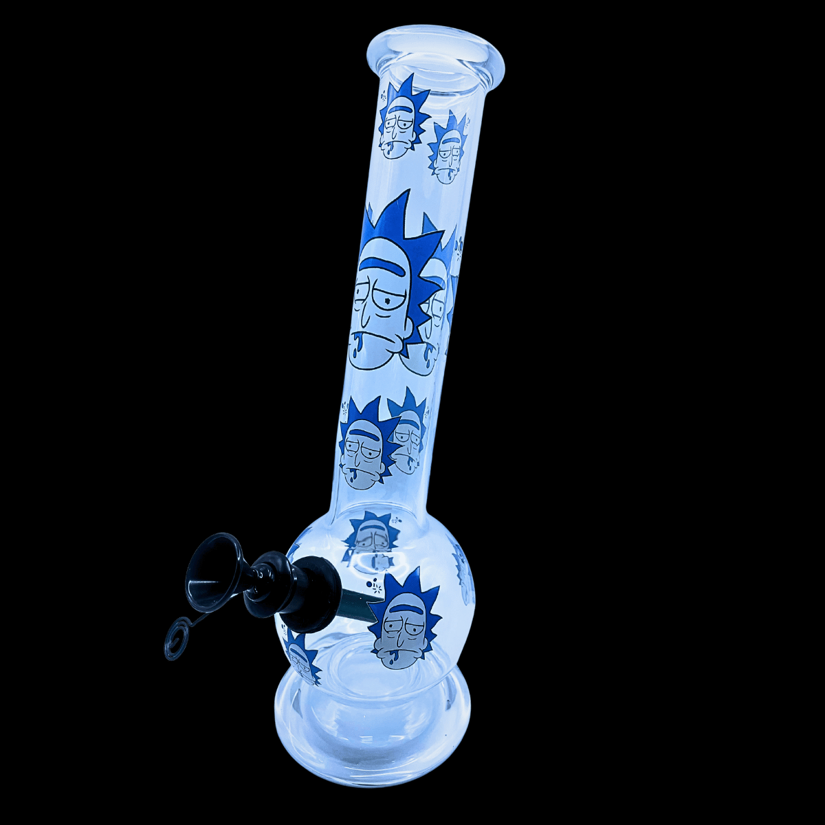 Rick Faces blue Rick and Morty character glass bong – 29cm