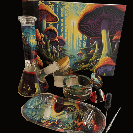 Shroom Bong & Dab Complete Setup Kit — Boxed Gift Set