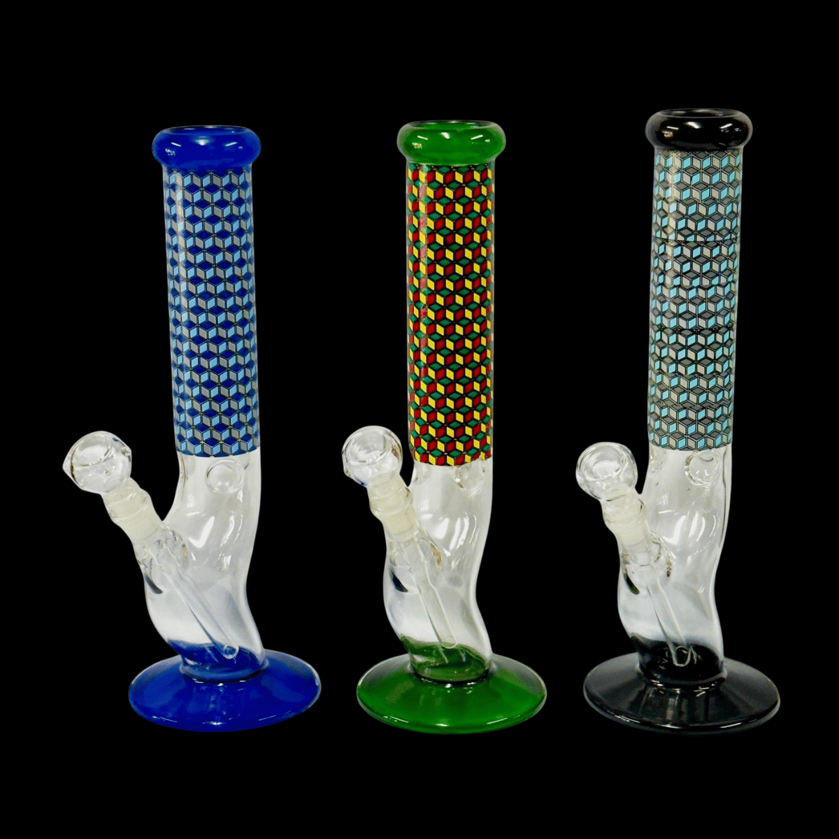 The Mosaic Diamond Glass Bong (34cm)