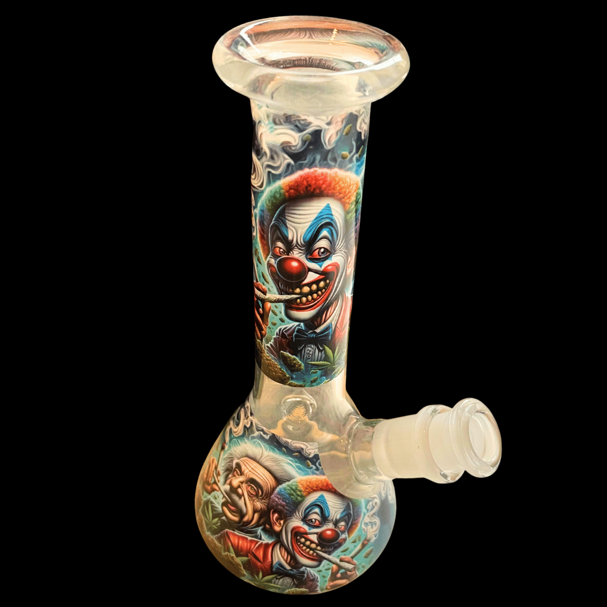 Einstein & Evil Clown Glass Dab Kit & Bong Gift Set