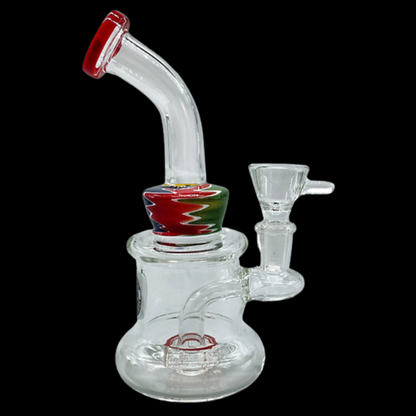 Puddle Pop Mini Glass Percolator Bong – 17cm