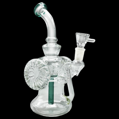 Glass Recycler Percolator Bong (20cm)