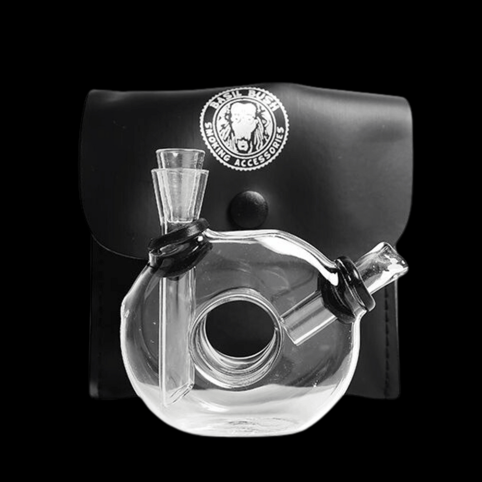 Portable glass travel mini bong
