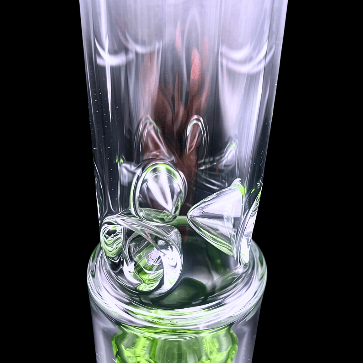close up of ice pinch