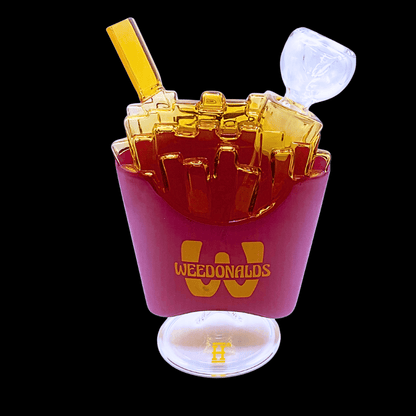 HEMPER Weedonald’s French Fries Glass Bong – 15cm