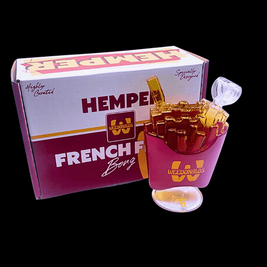 HEMPER Weedonald’s French Fries Glass Bong – 15cm