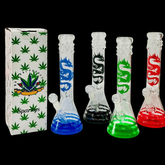 The Dragon Ice Glass Bong — House Edition (36cm)