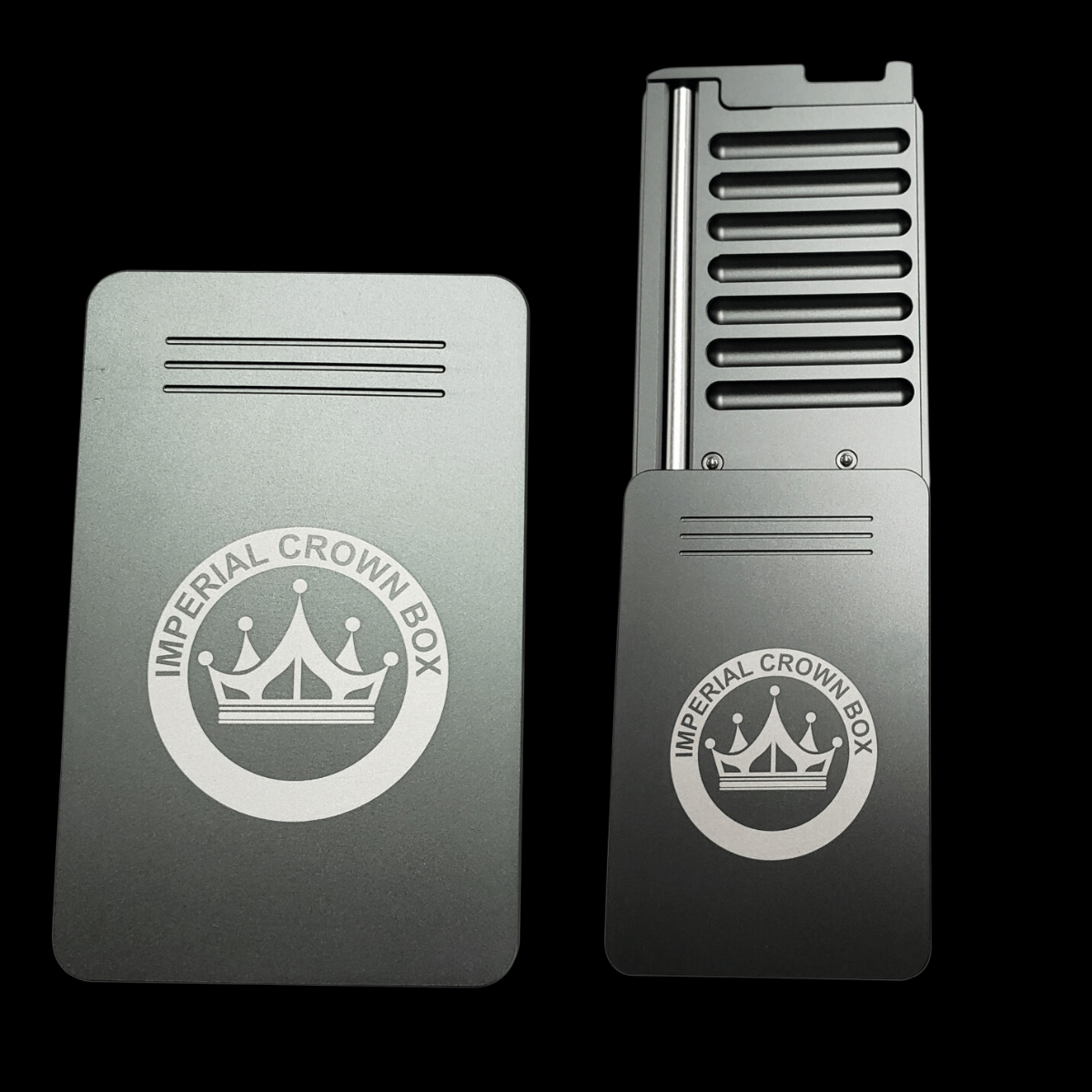 The Imperial Crown Aluminium Snuff Box