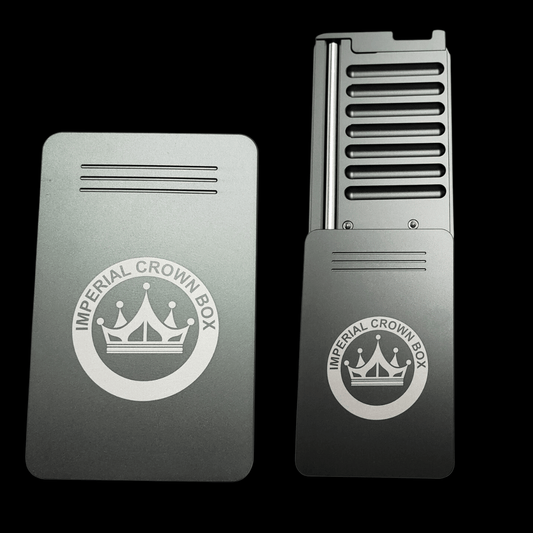 The Imperial Crown Aluminium Snuff Box