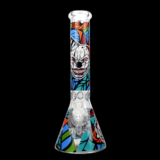 The Killer Clown Glass Bong — Ice Pinch Beaker Edition (35cm)