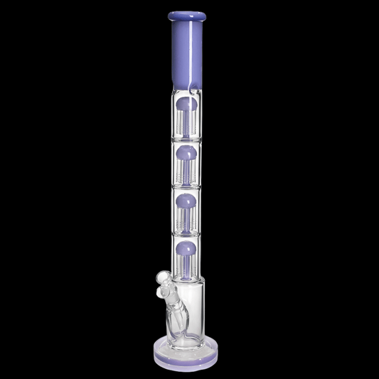 The Milky Beast Glass Bong — 4 Level 8 Arm Perc Tower (50cm)