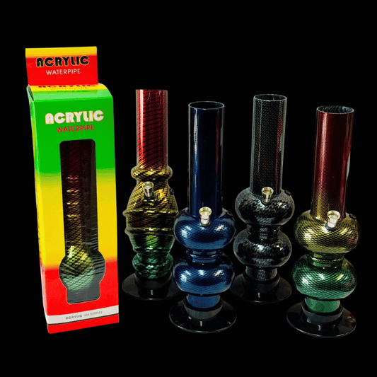 Metallic Monster 30cm Acrylic Bong – Assorted Colours